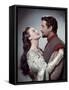 KNIGHTS OF THE ROUND TABLE, 1953 directed by RICHARD THORPE Ava Gardner and Robert Taylor (photo)-null-Framed Stretched Canvas