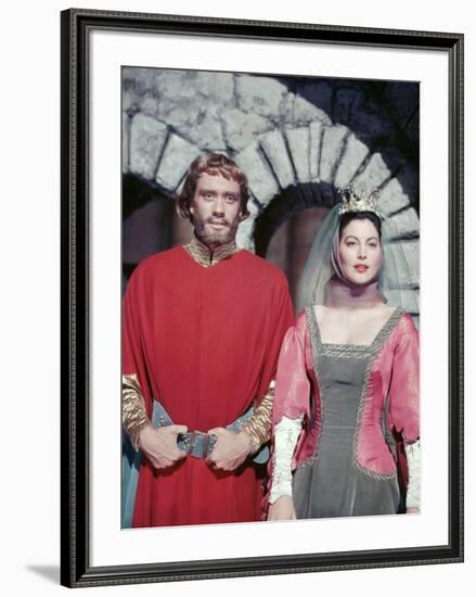 KNIGHTS OF THE ROUND TABLE, 1953 directed by RICHARD THORPE Mel Ferrer and Ava Gardner. January 1, -null-Framed Photo