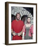 KNIGHTS OF THE ROUND TABLE, 1953 directed by RICHARD THORPE Mel Ferrer and Ava Gardner. January 1, -null-Framed Photo