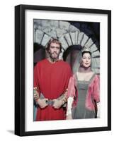 KNIGHTS OF THE ROUND TABLE, 1953 directed by RICHARD THORPE Mel Ferrer and Ava Gardner. January 1, -null-Framed Photo