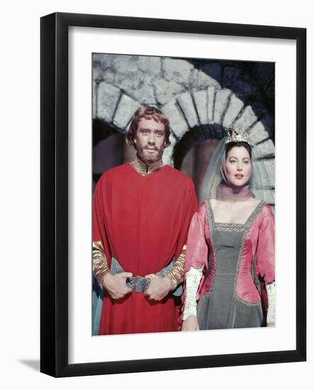 KNIGHTS OF THE ROUND TABLE, 1953 directed by RICHARD THORPE Mel Ferrer and Ava Gardner. January 1, -null-Framed Photo