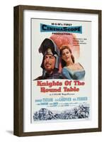 Knights of the Round Table, Robert Taylor, Ava Gardner, 1953-null-Framed Art Print