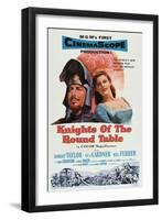 Knights of the Round Table, Robert Taylor, Ava Gardner, 1953-null-Framed Art Print