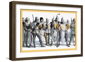 Knights of the Round Table-Newell Convers Wyeth-Framed Art Print