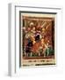 Knights on Horseback, an Illuminated Page from the Crusades of Godefroy De Bouillon-null-Framed Giclee Print