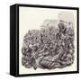 Knights Slaughtered on the Battlefield-Pat Nicolle-Framed Stretched Canvas