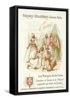 Knights Templar and Hospitaller Massacred by Order of Saladin, 12th Century-null-Framed Stretched Canvas