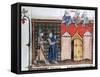 Knights Templar before Jerusalem, C1099, (14th Centur)-null-Framed Stretched Canvas