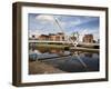 Knights Way Bridge at Leeds Lock No 1, Leeds, West Yorkshire, Yorkshire, England, UK, Europe-Mark Sunderland-Framed Photographic Print