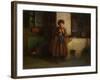 Knitting for the Soldiers, 1861-Eastman Johnson-Framed Giclee Print