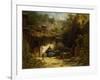 Knitting Hermit, 1860-1870S-Carl Spitzweg-Framed Giclee Print