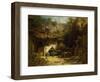 Knitting Hermit, 1860-1870S-Carl Spitzweg-Framed Premium Giclee Print