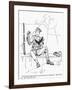 Knitting Humour, WW1-H.F.C. Skinner-Framed Art Print