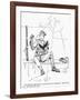 Knitting Humour, WW1-H.F.C. Skinner-Framed Art Print