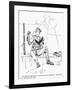 Knitting Humour, WW1-H.F.C. Skinner-Framed Art Print