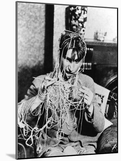 Knitting Spaghetti-null-Mounted Photographic Print