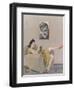 Knitting Sweetheart-null-Framed Photographic Print