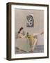 Knitting Sweetheart-null-Framed Photographic Print