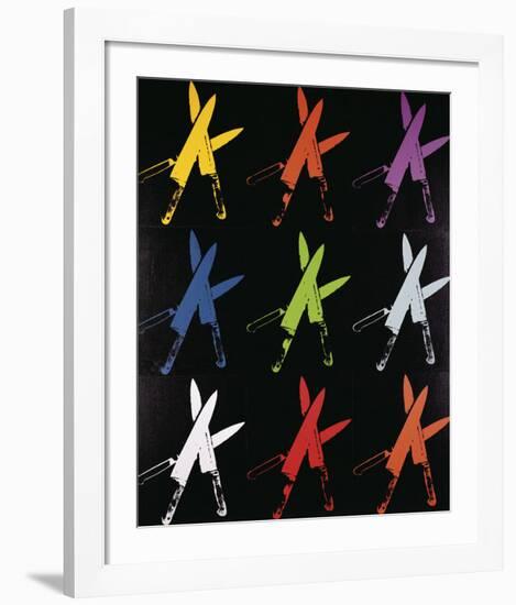Knives, 1981-82 (multi)-Andy Warhol-Framed Art Print