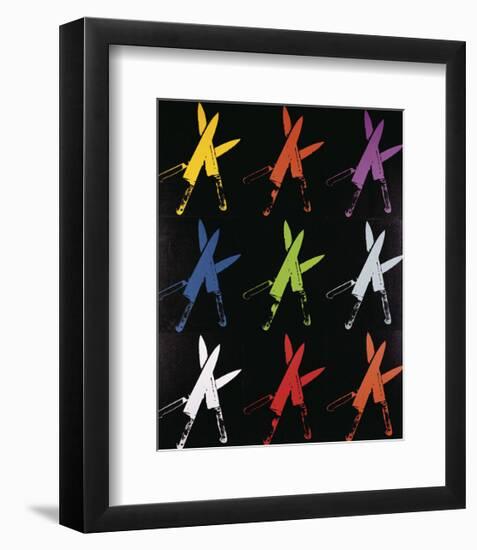 Knives, 1981-82 (multi)-Andy Warhol-Framed Giclee Print