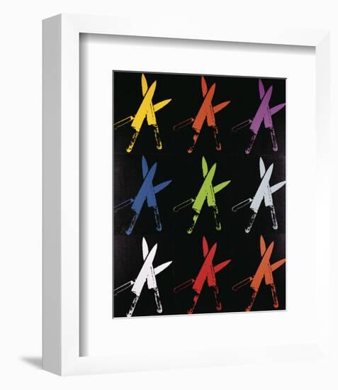 Knives, 1981-82 (multi)-Andy Warhol-Framed Giclee Print