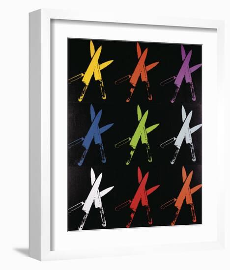 Knives, 1981-82 (multi)-Andy Warhol-Framed Giclee Print