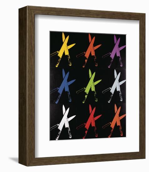 Knives, 1981-82 (multi)-Andy Warhol-Framed Art Print