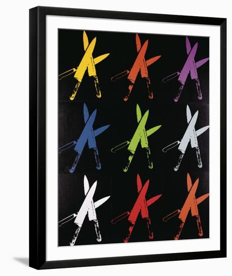 Knives, 1981-82 (multi)-Andy Warhol-Framed Art Print