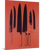 Knives, c. 1981-82 (Red)-Andy Warhol-Mounted Giclee Print