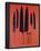 Knives, c. 1981-82 (Red)-Andy Warhol-Framed Art Print