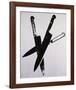 Knives, c.1981-82 (three black)-Andy Warhol-Framed Art Print