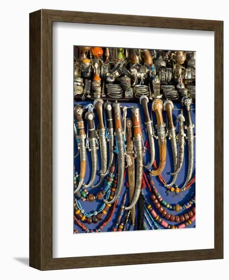 Knives For Sale, Souk, Medina, Marrakech, Morocco, North Africa, Africa-Nico Tondini-Framed Photographic Print