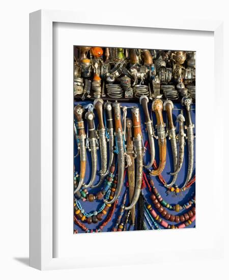 Knives For Sale, Souk, Medina, Marrakech, Morocco, North Africa, Africa-Nico Tondini-Framed Photographic Print