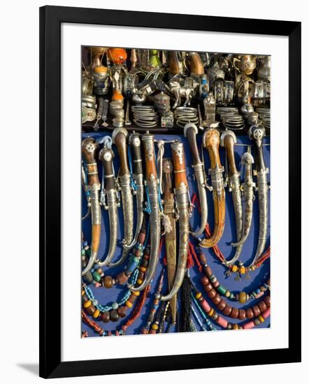 Knives For Sale, Souk, Medina, Marrakech, Morocco, North Africa, Africa-Nico Tondini-Framed Photographic Print