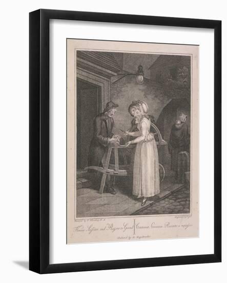 Knives Scissars and Razors to Grind, Cries of London, C1795-Vogel-Framed Giclee Print