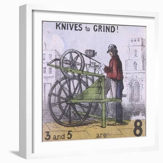 Knives to Grind!, Cries of London, C1840-TH Jones-Framed Giclee Print