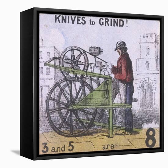 Knives to Grind!, Cries of London, C1840-TH Jones-Framed Stretched Canvas