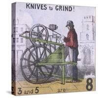 Knives to Grind!, Cries of London, C1840-TH Jones-Stretched Canvas