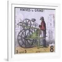 Knives to Grind!, Cries of London, C1840-TH Jones-Framed Giclee Print