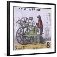 Knives to Grind!, Cries of London, C1840-TH Jones-Framed Giclee Print