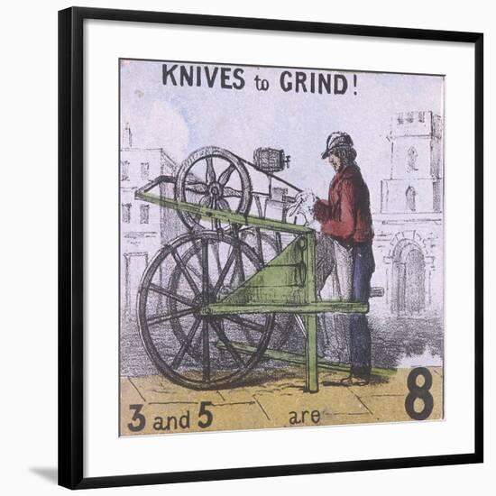 Knives to Grind!, Cries of London, C1840-TH Jones-Framed Giclee Print