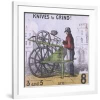 Knives to Grind!, Cries of London, C1840-TH Jones-Framed Giclee Print