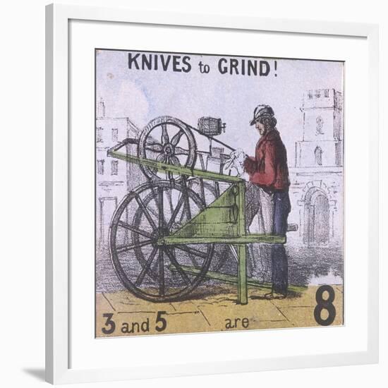 Knives to Grind!, Cries of London, C1840-TH Jones-Framed Giclee Print