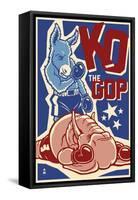 Knock Out the GOP - Political-Lantern Press-Framed Stretched Canvas