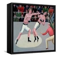 Knock-Out-Jerzy Marek-Framed Stretched Canvas