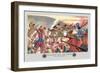 Knocking Out the Moros-Hugh Charles Mcbarron Jr.-Framed Premium Giclee Print