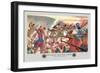 Knocking Out the Moros-Hugh Charles Mcbarron Jr.-Framed Premium Giclee Print