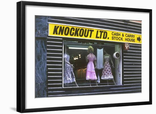 'Knockout' Shop Display-null-Framed Photographic Print