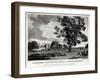 Knole Park in Kent, the Seat of His Grace the Duke of Dorset, 1775-Michael Angelo Rooker-Framed Giclee Print