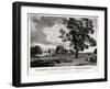 Knole Park in Kent, the Seat of His Grace the Duke of Dorset, 1775-Michael Angelo Rooker-Framed Giclee Print